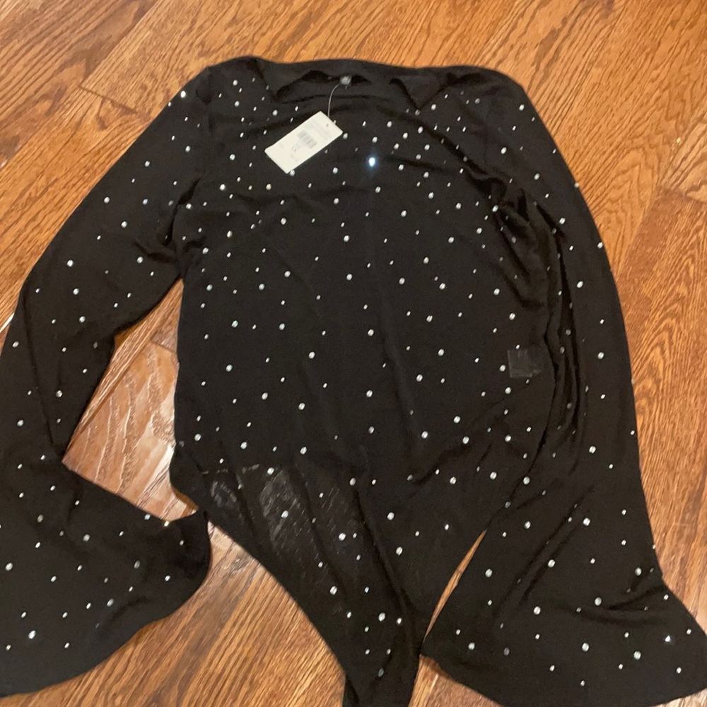 Fashion nova black diamond shirt